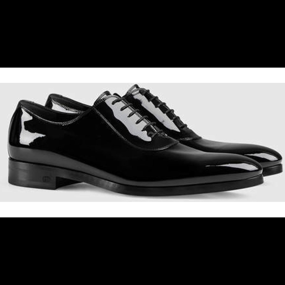 GUCCI | Leather Lace- Up in Patent Leather